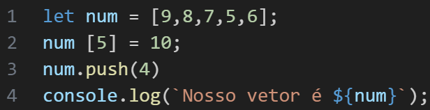 Exemplo Push